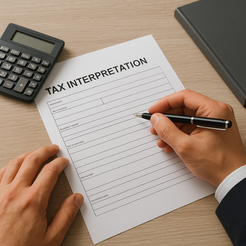Jak uzyskać interpretację podatkową