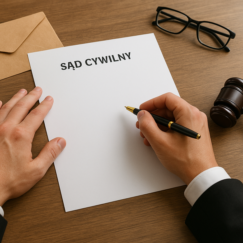 Jak napisać pismo do sądu cywilnego