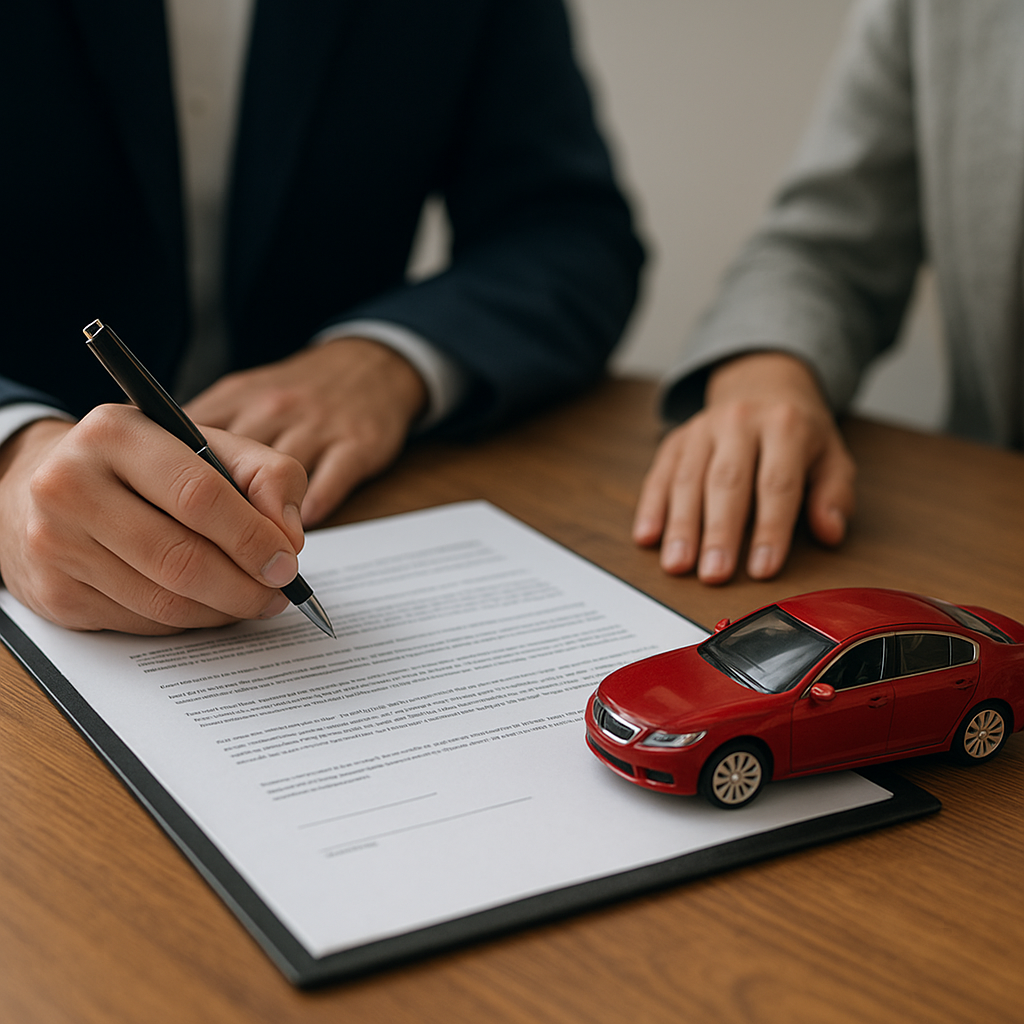 Jak napisać umowę o współwłasność samochodu